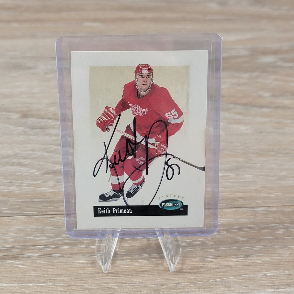Keith Primeau Signed 1994 Parkhurst V66 Hockey Card Detroit Red Wings Autograph